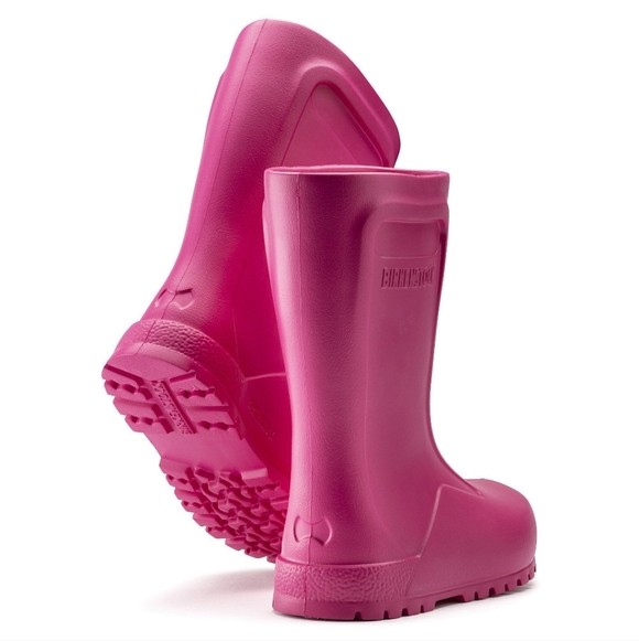 Birkenstock Kids Pink Derry Eva Rain Boot In Pink, NEW - Picture 3 of 6